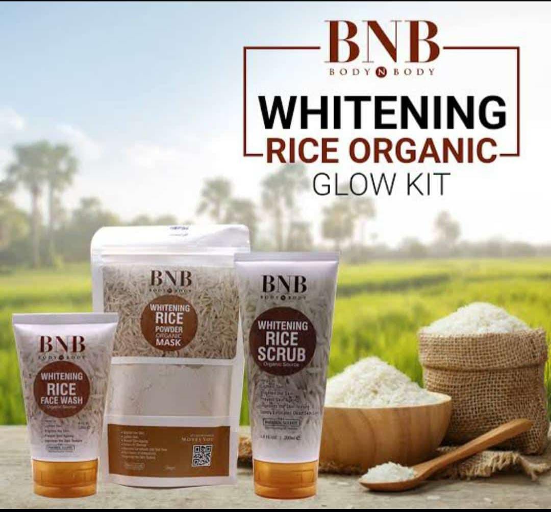 BNB Brightening Rice Glow Kit (3 in 1)